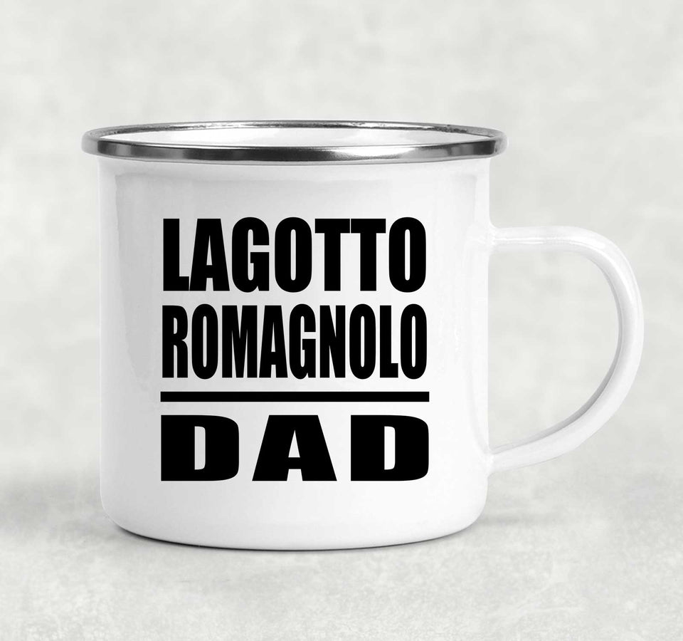 Lagotto Romagnolo Dad - 12oz Camping Mug