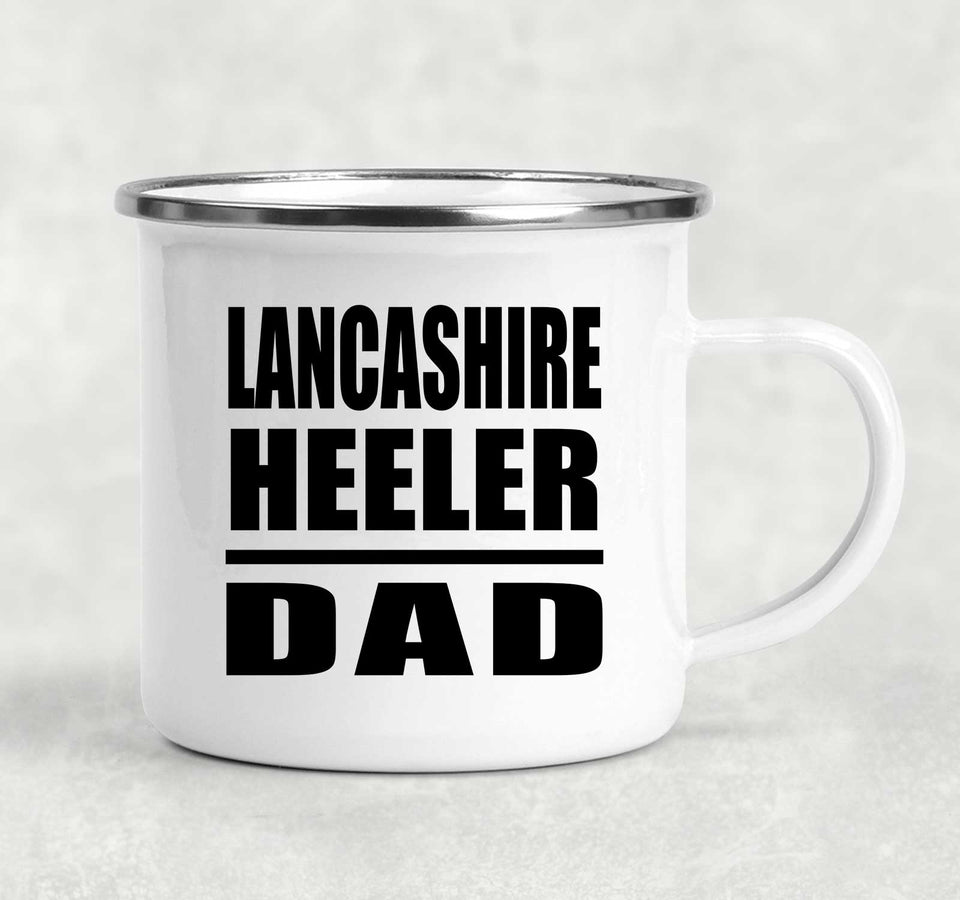 Lancashire Heeler Dad - 12oz Camping Mug