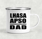 Lhasa Apso Dad - 12oz Camping Mug