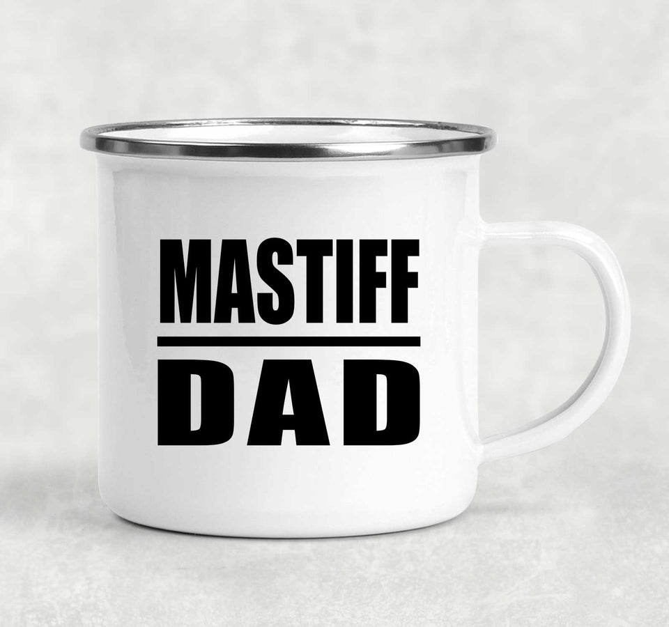 Mastiff Dad - 12oz Camping Mug