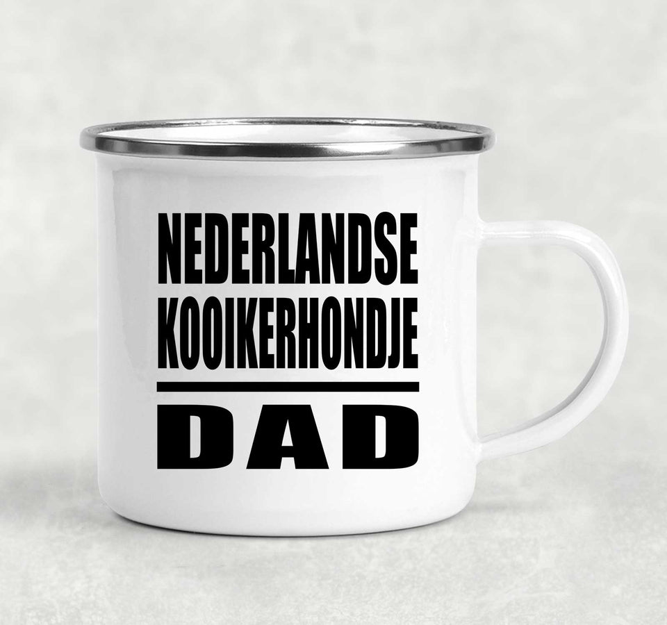 Nederlandse Kooikerhondje Dad - 12oz Camping Mug