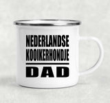 Nederlandse Kooikerhondje Dad - 12oz Camping Mug
