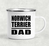 Norwich Terrier Dad - 12oz Camping Mug