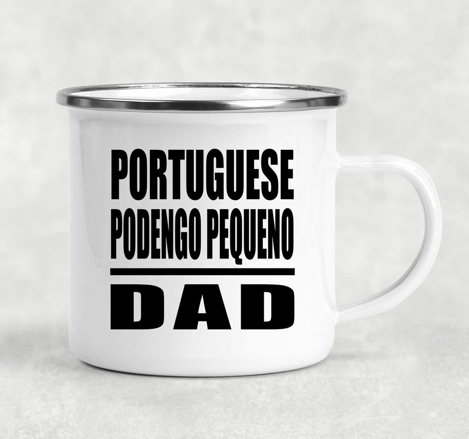 Portuguese Podengo Pequeno Dad - 12oz Camping Mug