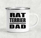 Rat Terrier Dad - 12oz Camping Mug