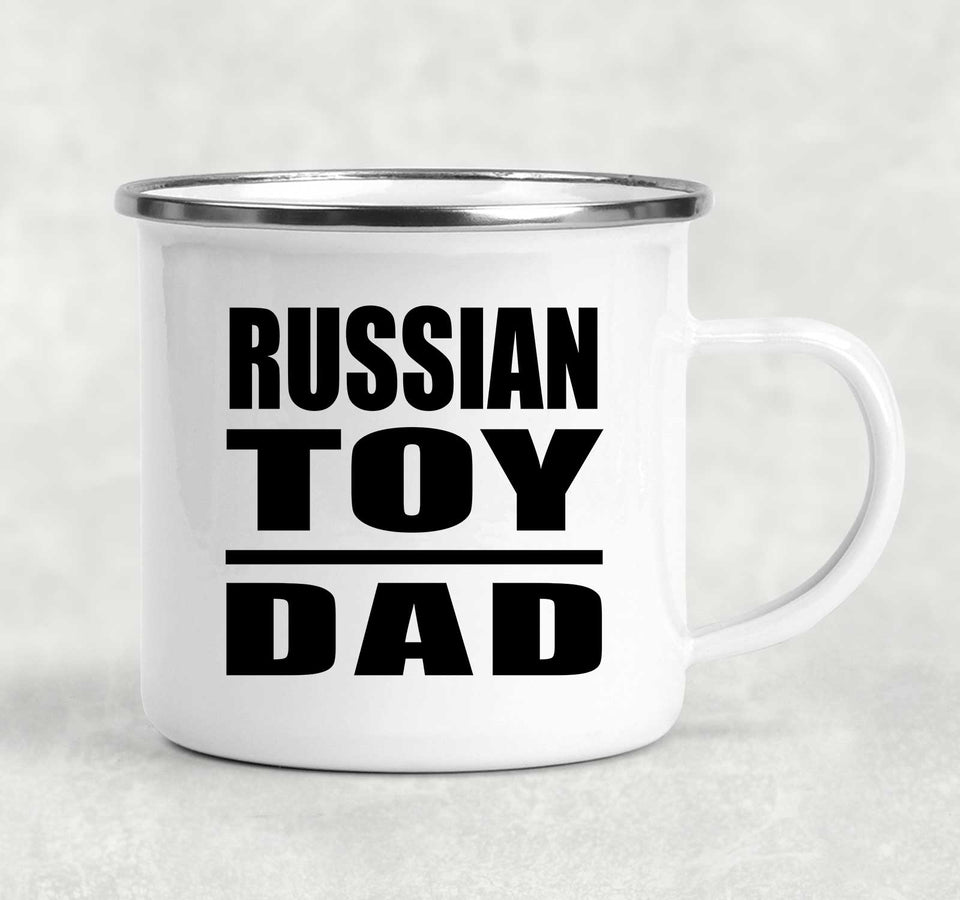 Russian Toy Dad - 12oz Camping Mug