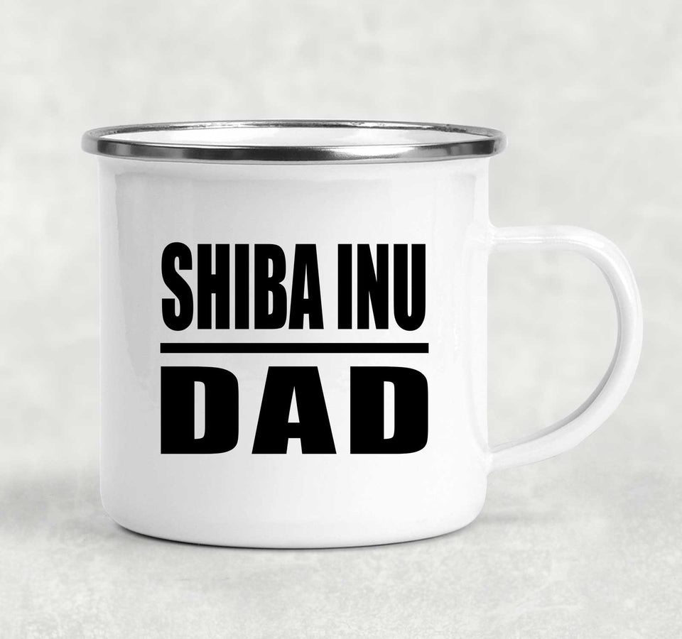 Shiba Inu Dad - 12oz Camping Mug