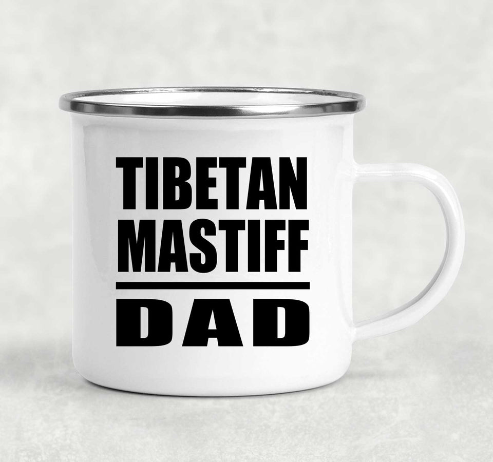 Tibetan Mastiff Dad - 12oz Camping Mug