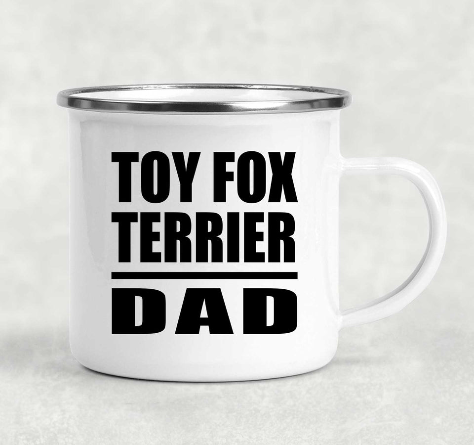 Toy Fox Terrier Dad - 12oz Camping Mug
