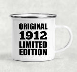 112th Birthday Original 1912 Limited Edition - 12oz Camping Mug