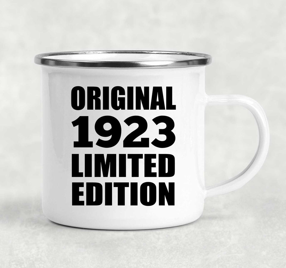 101st Birthday Original 1923 Limited Edition - 12oz Camping Mug