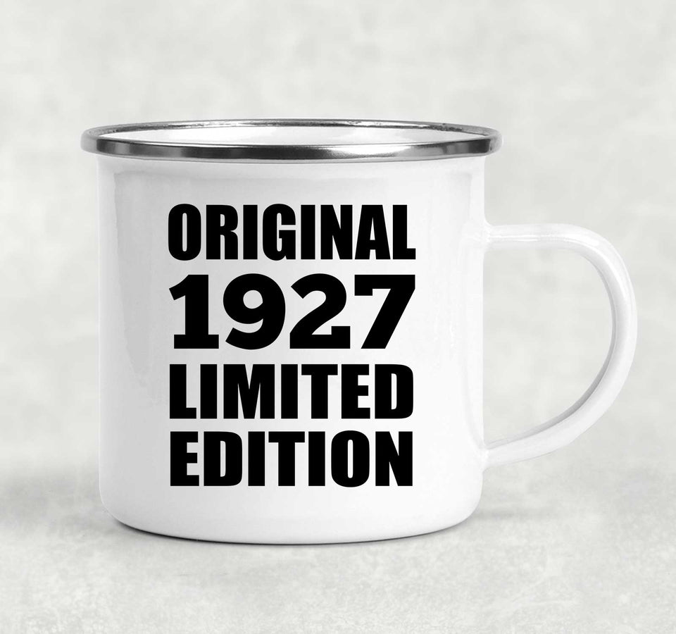 97th Birthday Original 1927 Limited Edition - 12oz Camping Mug