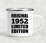 72nd Birthday Original 1952 Limited Edition - 12oz Camping Mug