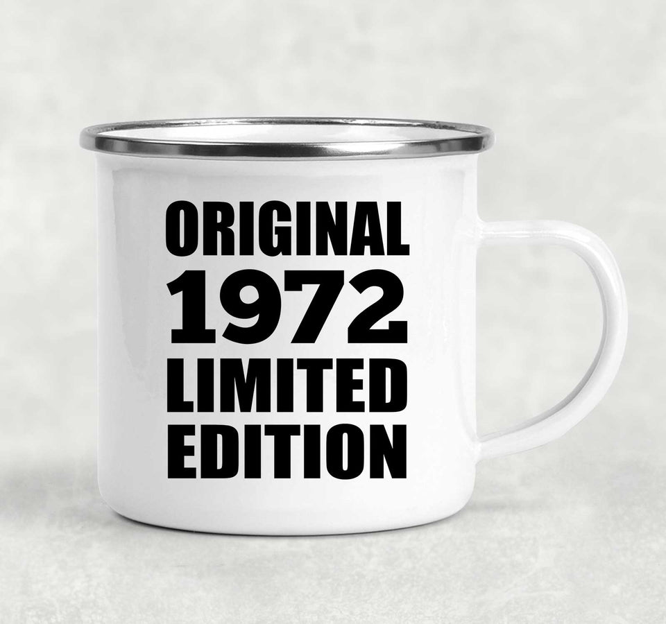 52nd Birthday Original 1972 Limited Edition - 12oz Camping Mug
