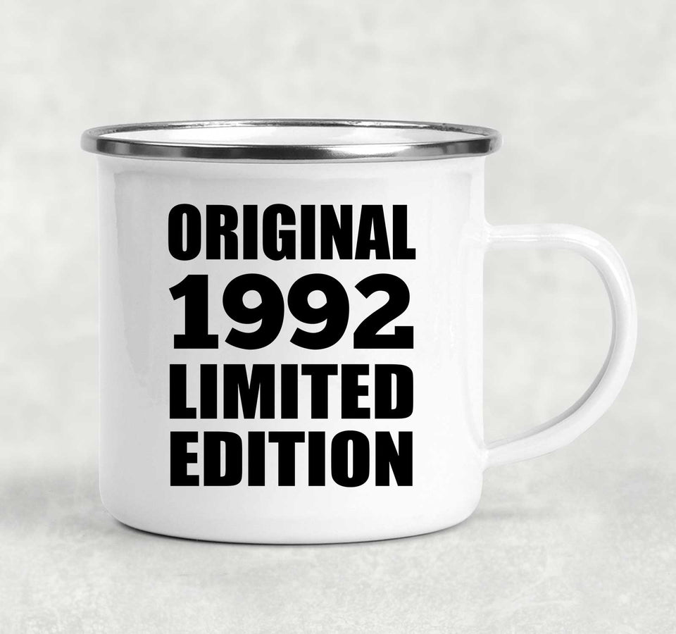32nd Birthday Original 1992 Limited Edition - 12oz Camping Mug