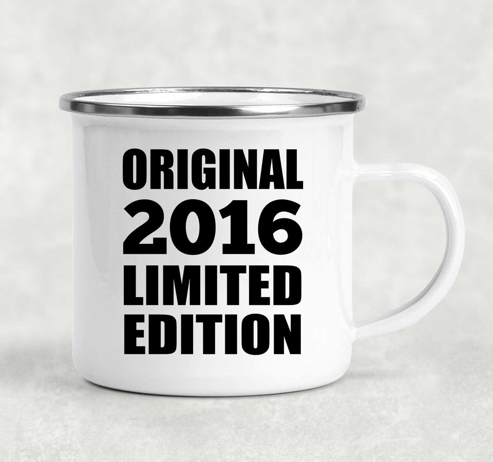 8th Birthday Original 2016 Limited Edition - 12oz Camping Mug