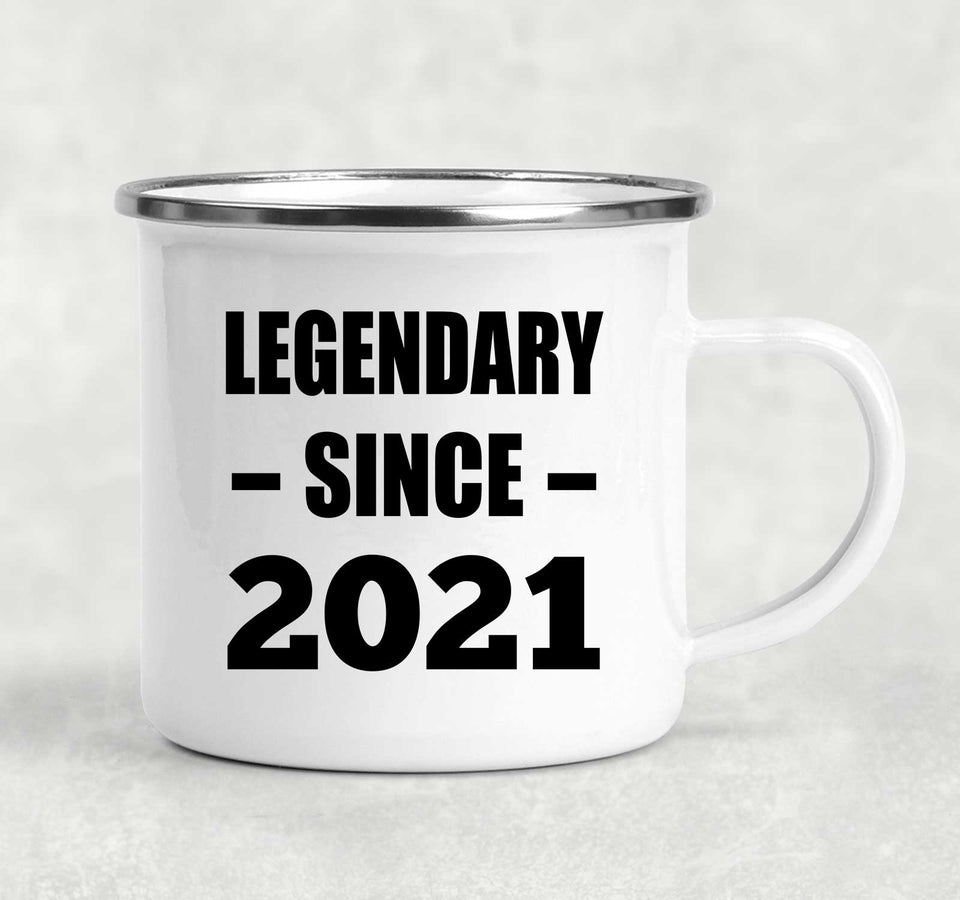 3rd Birthday Legendary Since 2021 - 12oz Camping Mug