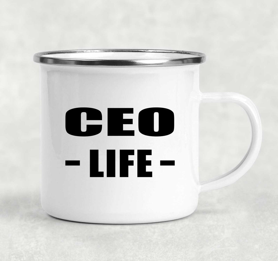 CEO Life - 12oz Camping Mug