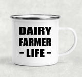 Dairy Farmer Life - 12oz Camping Mug