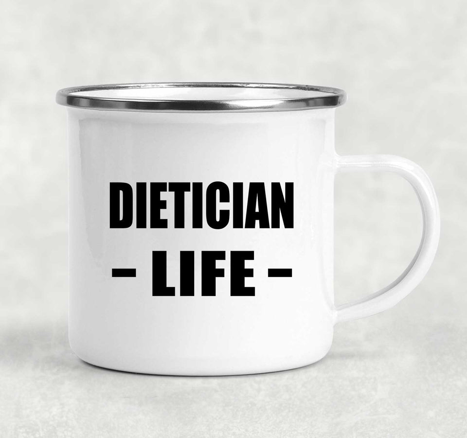 Dietician Life - 12oz Camping Mug