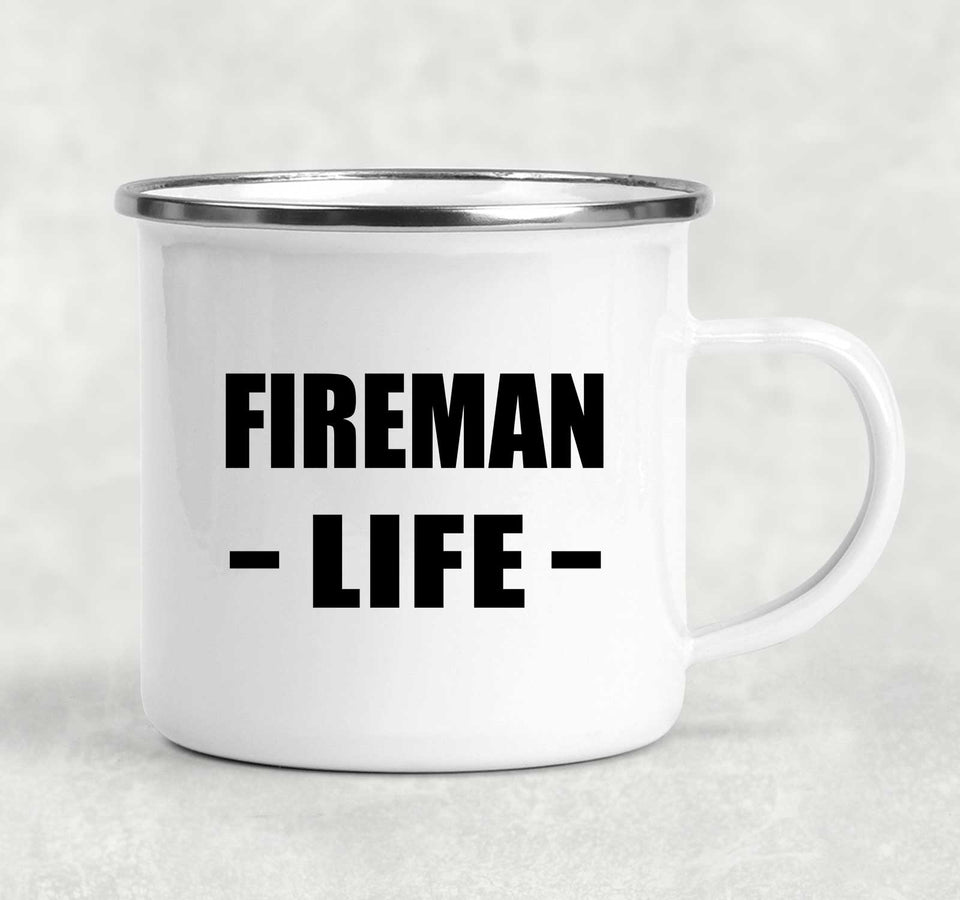 Fireman Life - 12oz Camping Mug