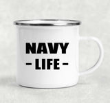 Navy Life - 12oz Camping Mug