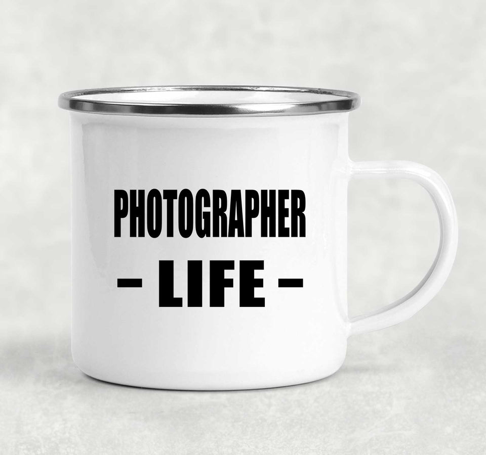 Photographer Life - 12oz Camping Mug