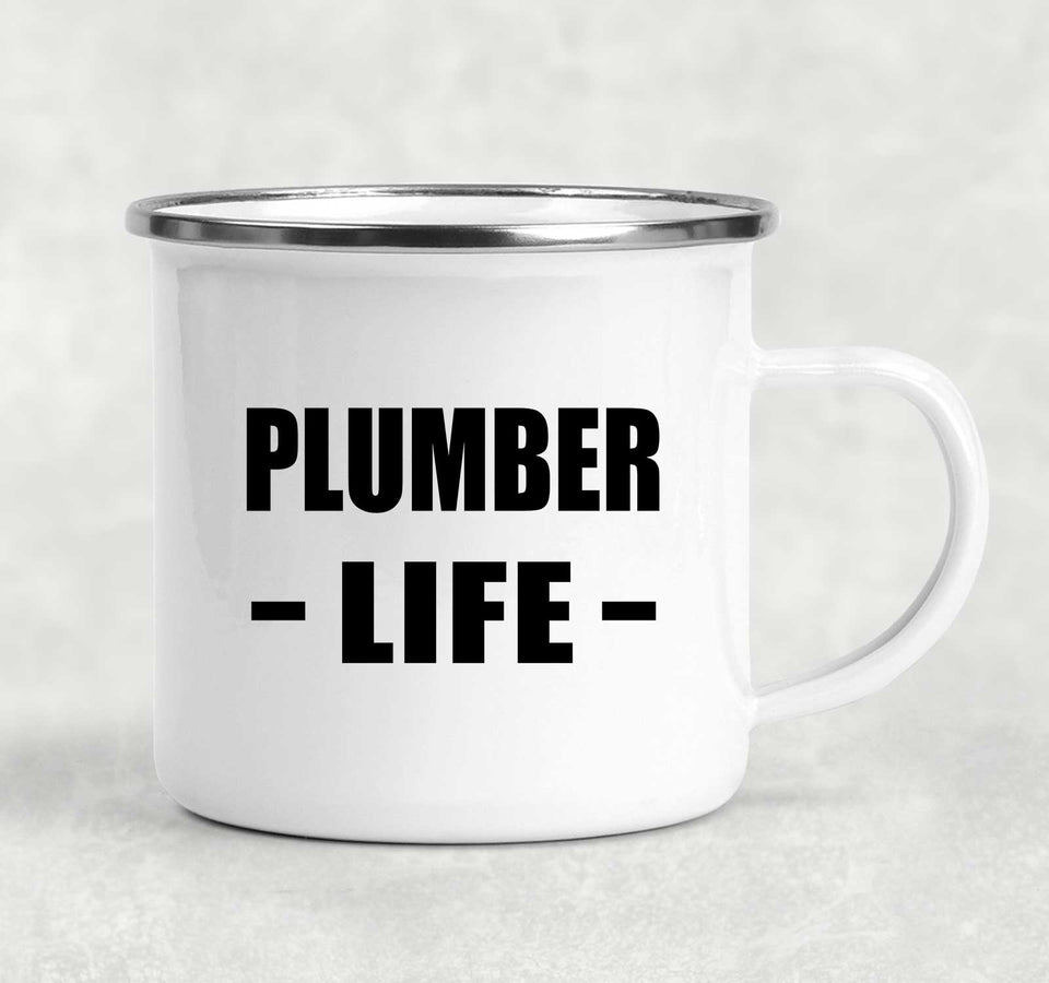 Plumber Life - 12oz Camping Mug
