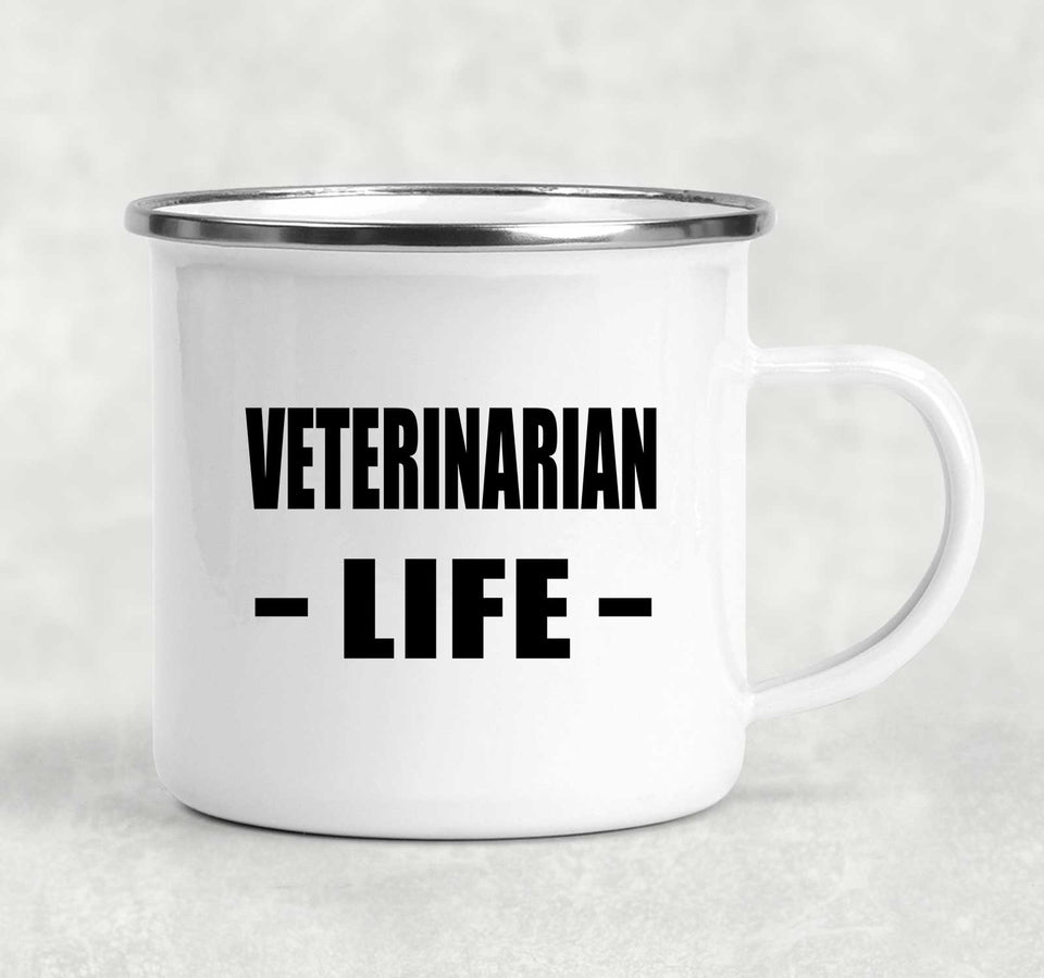 Veterinarian Life - 12oz Camping Mug