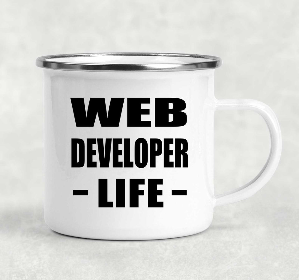 Web Developer Life - 12oz Camping Mug