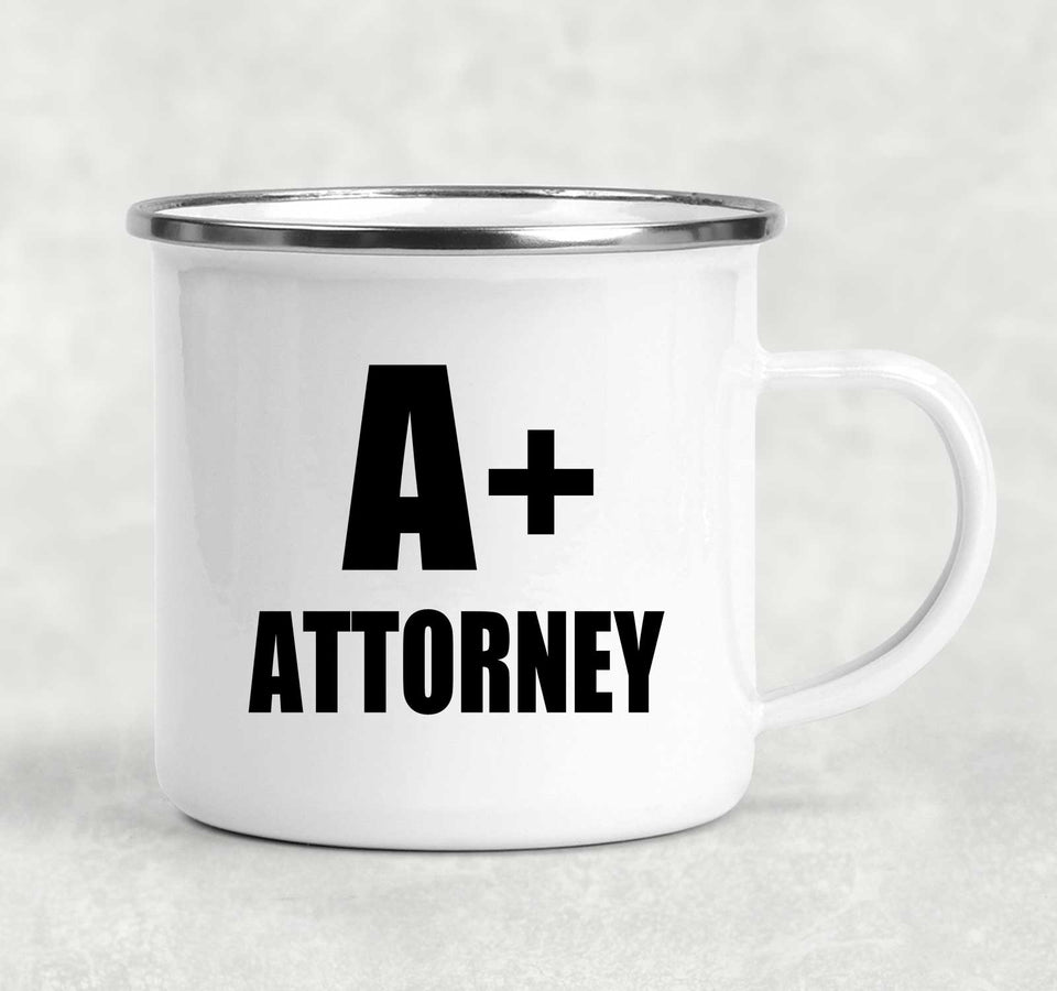 A+ Attorney - 12oz Camping Mug