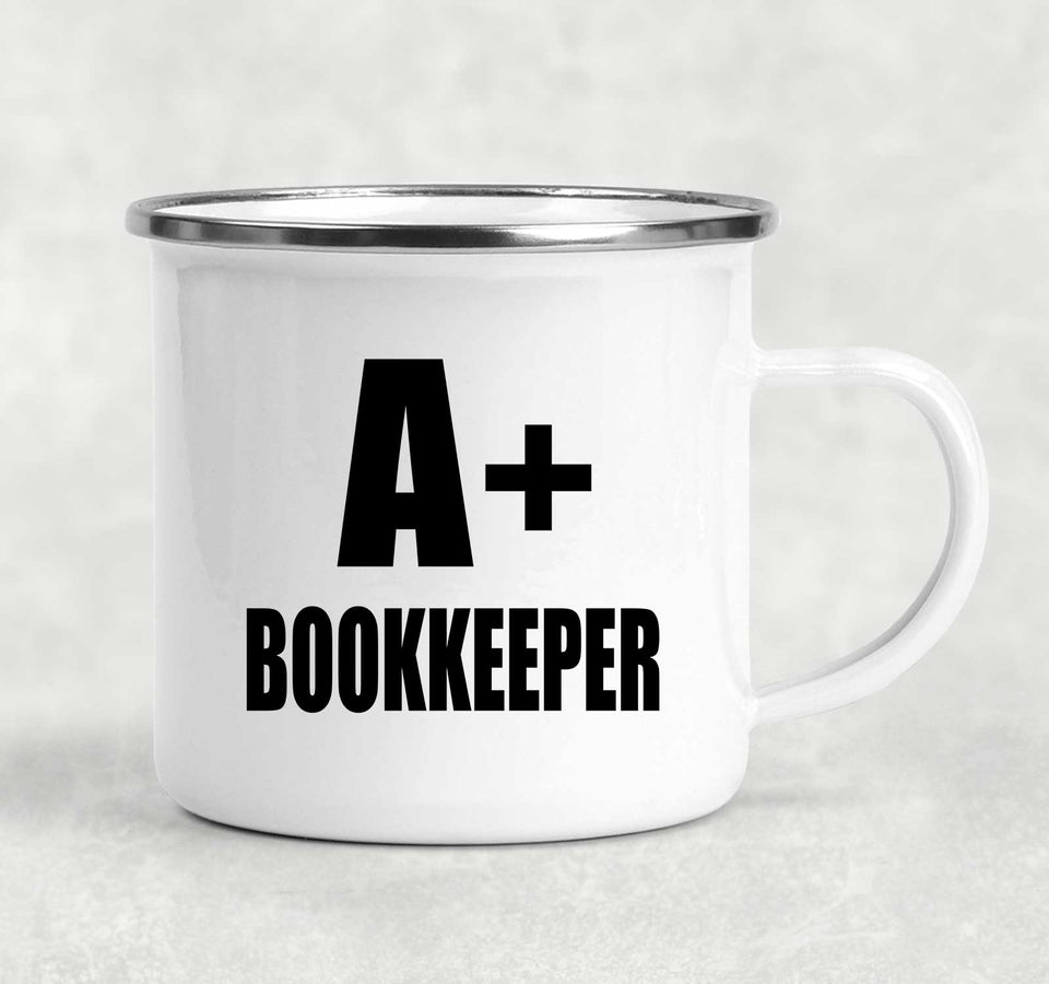 A+ Bookkeeper - 12oz Camping Mug