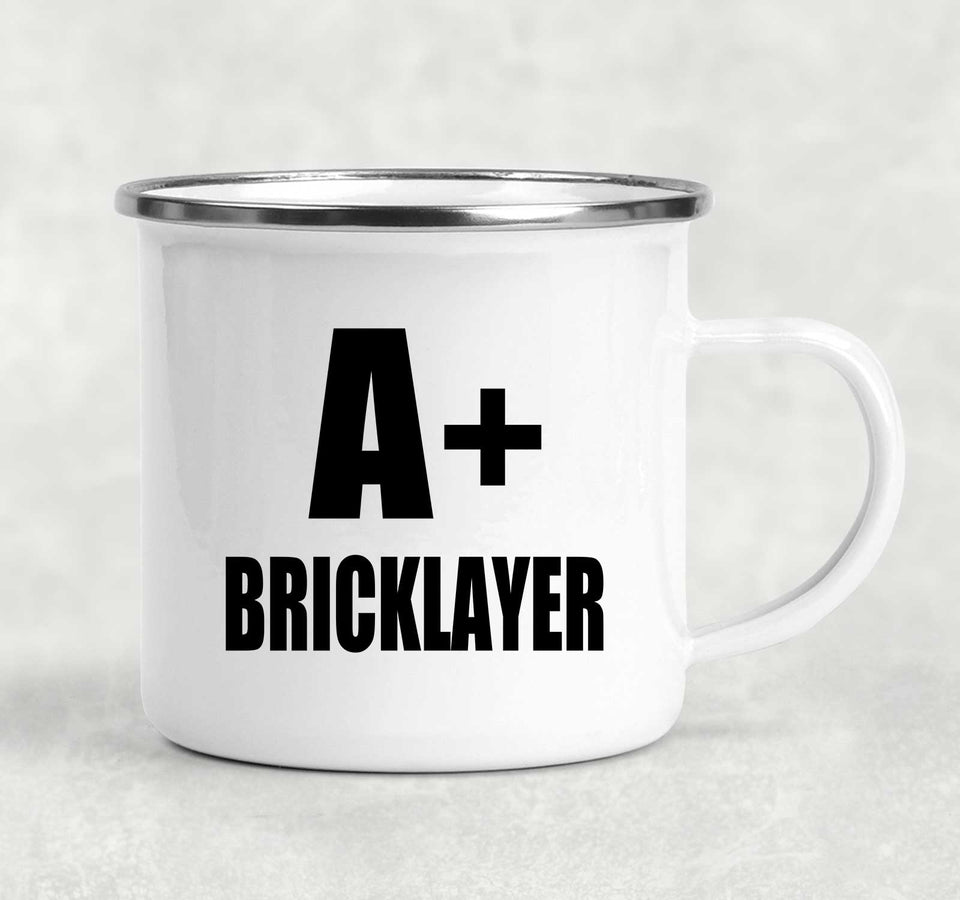 A+ Bricklayer - 12oz Camping Mug