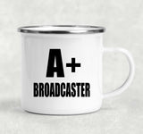 A+ Broadcaster - 12oz Camping Mug