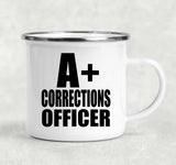 A+ Corrections Officer - 12oz Camping Mug