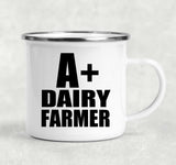 A+ Dairy Farmer - 12oz Camping Mug