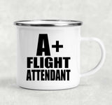 A+ Flight Attendant - 12oz Camping Mug