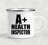 A+ Health Inspector - 12oz Camping Mug