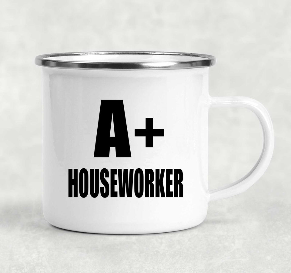 A+ Houseworker - 12oz Camping Mug