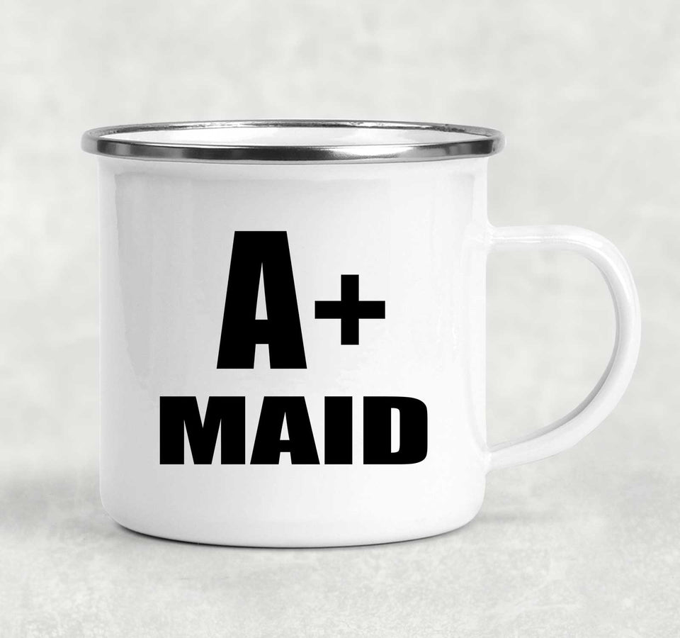 A+ Maid - 12oz Camping Mug