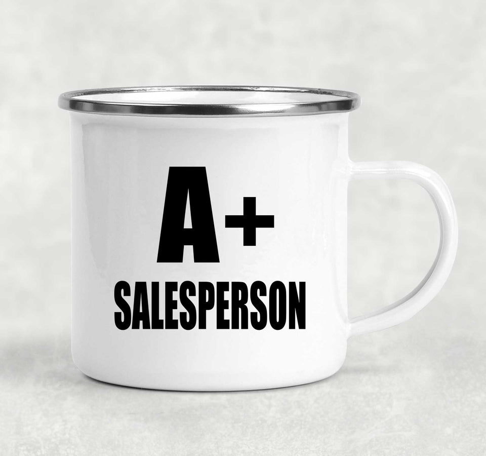 A+ Salesperson - 12oz Camping Mug
