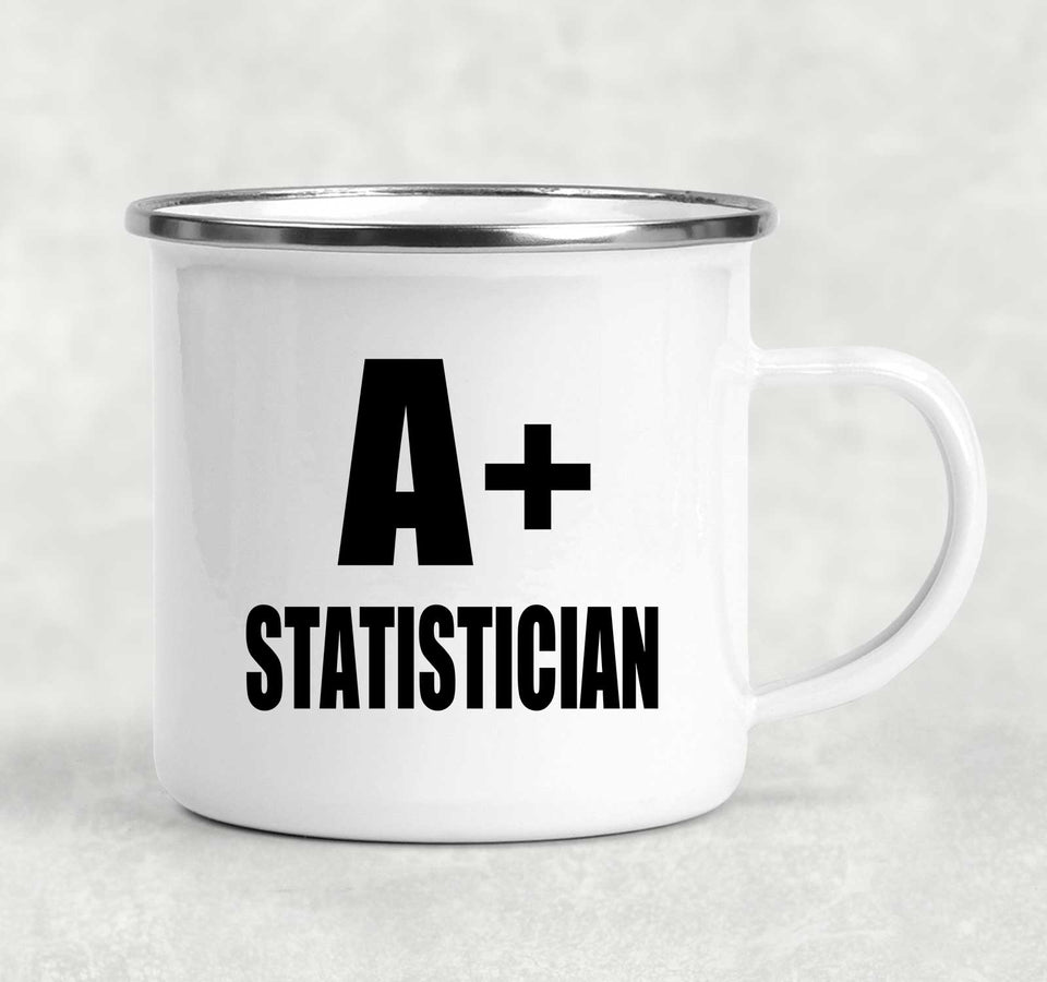 A+ Statistician - 12oz Camping Mug