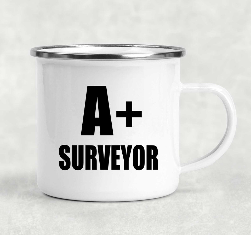 A+ Surveyor - 12oz Camping Mug