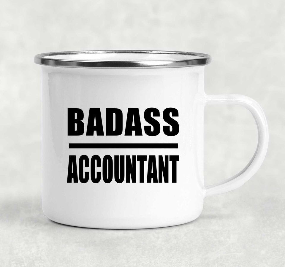 Badass Accountant - 12oz Camping Mug