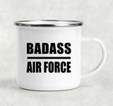 Badass Air Force - 12oz Camping Mug