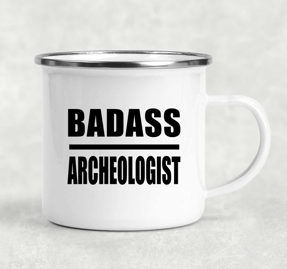 Badass Archeologist - 12oz Camping Mug