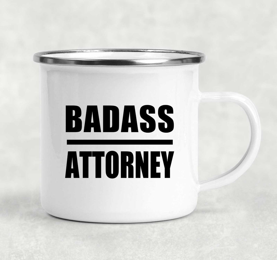 Badass Attorney - 12oz Camping Mug