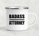 Badass Attorney - 12oz Camping Mug