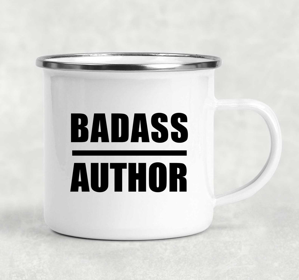 Badass Author - 12oz Camping Mug
