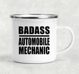 Badass Automobile Mechanic - 12oz Camping Mug